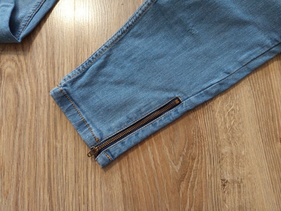 Nowe spodnie damskie jeans r. XXL wysoki stan