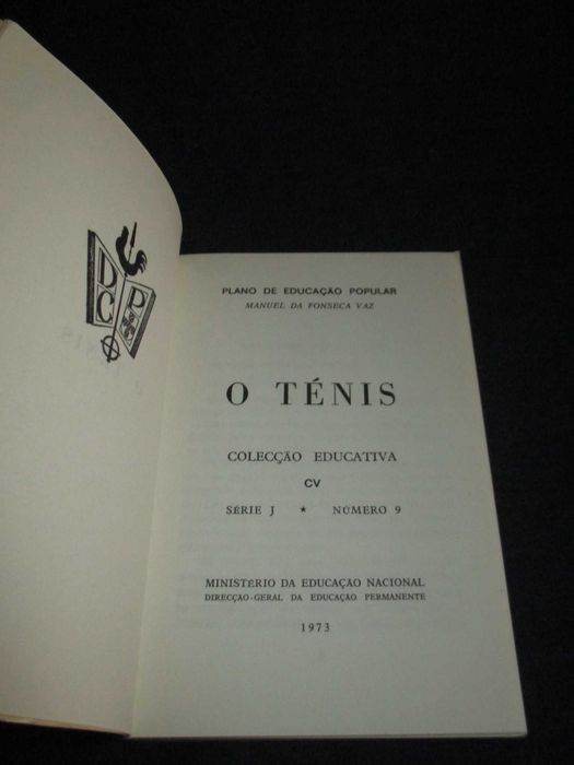 Livro O Ténis Manuel da Fonseca Vaz Colecção Educativa