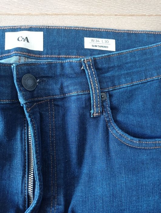 NOWE markowe spodnie jeansy C&A bawełna i elastan za 1/3 ceny! TANIO