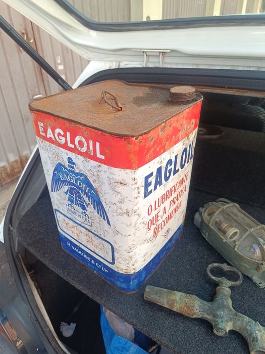 Lata antiga de óleo 10L