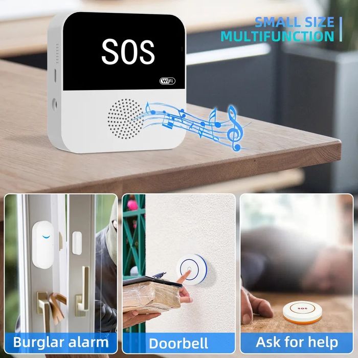 Sistema de alarme sem fios Tuya Wi-Fi com alerta, Anti roubo SELADO