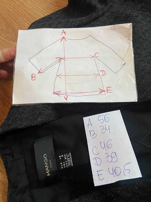 Marynarka tkana tekstura żakiet bolero mng mango xs s welna wool 34 36