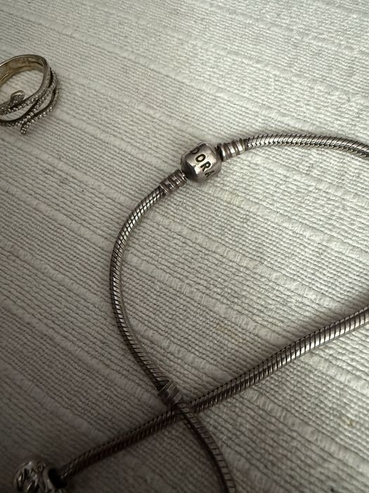 Pandora Original – Anel Serpente + Colar com Pendente