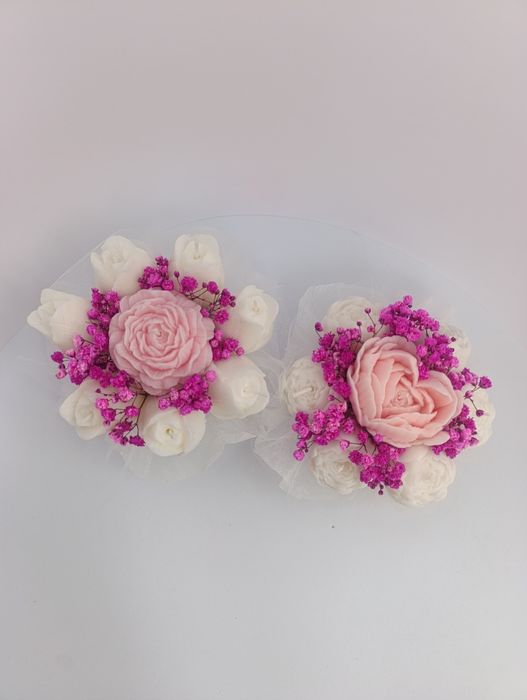 Buquê de flores em cera/vela / dia da mãe