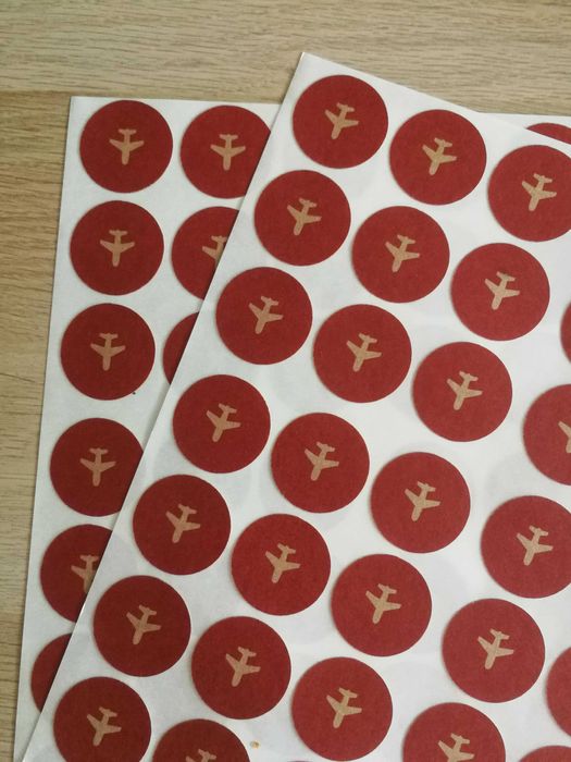 Autocolantes Kraft para Convites de Casamento