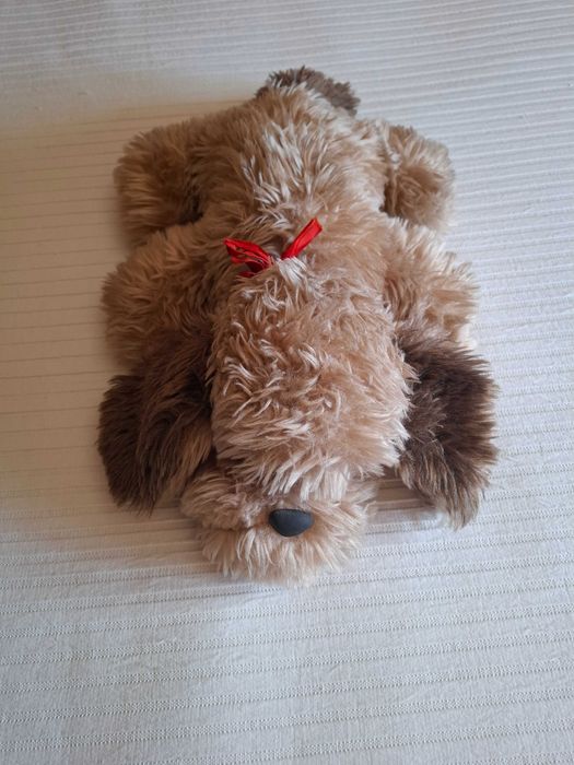 Peluche Cão - Bege e Castanho