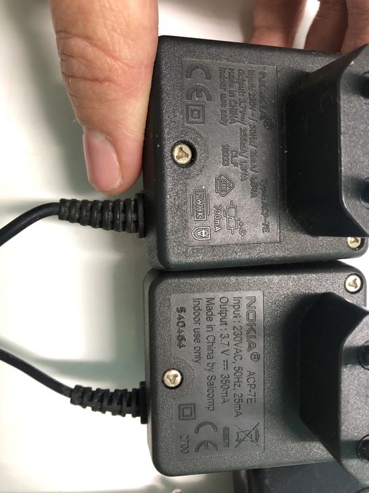 Conjunto 6 carregadores telemóveis