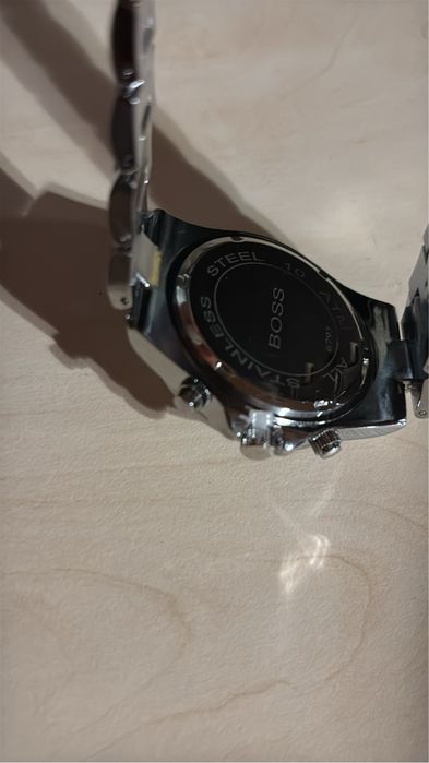 Zegarek srebrny hugo boss
