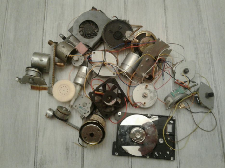 Двигатели от и для различных приборов