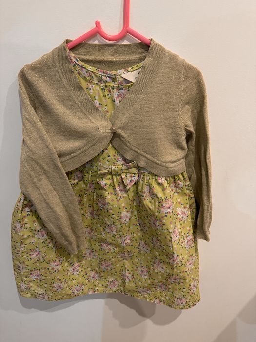 Komplet sukienka + sweterek