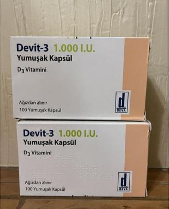 Devit - vit D  - 3  --1000 i u - 100 таб