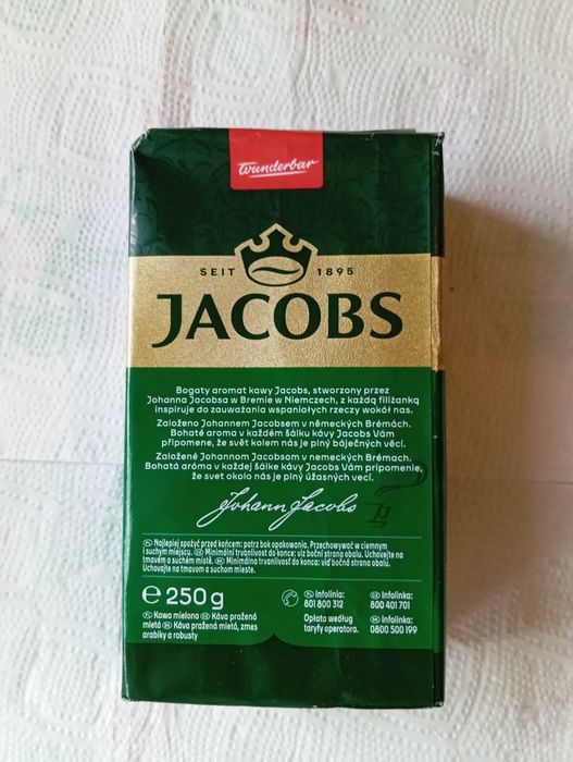 Jacobs Kronung kawa mielona 250g 2 szt