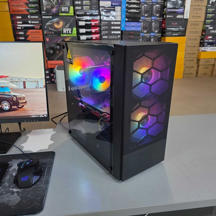 Компютер Новий Ryzen 5 5500, 16GB DDR4, GTX 1070 Ti 8GB, SSD 480GB