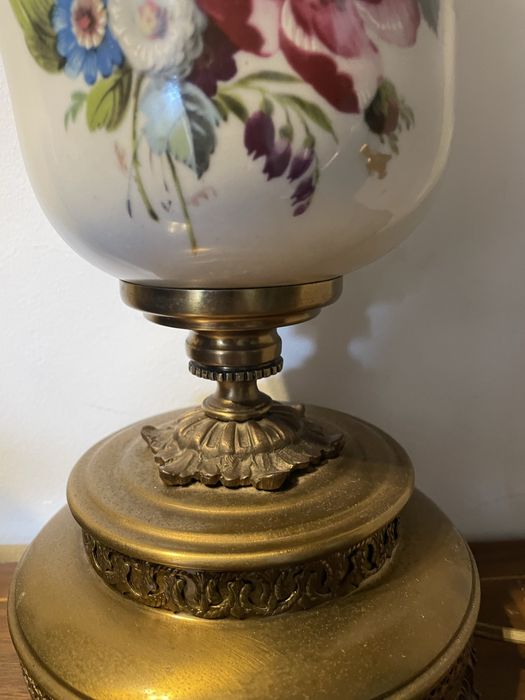 Candeeiro vintage de ceramica