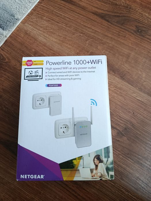 Wzmacniacz sygnału Wi-Fi netgear powerline 1000+wifi