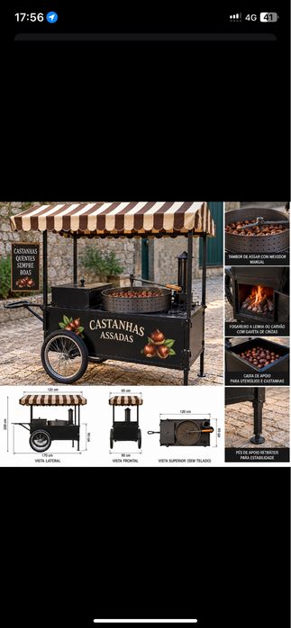 Assador de castanhas