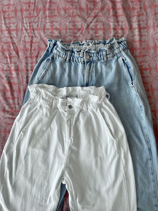 Lote 2 calças Baggy Jeans no.40