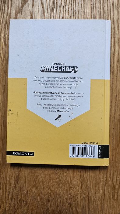 Książka- minecraft podręcznik kreatywnego budowania