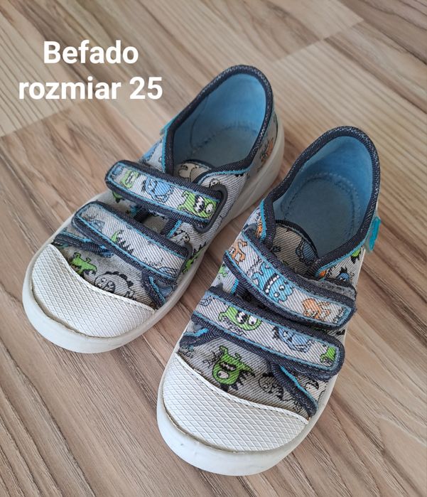Trampki Befado rozmiar 25 kapcie do przedszkola
