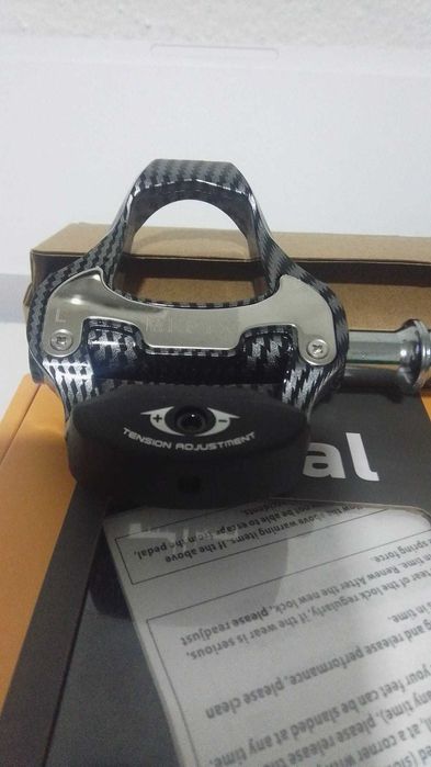 Pedais Automáticos BKPTX R31 Carbon Look Keo + Tacos – Novos