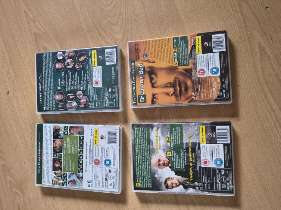 DVD Breaking Bad Complete Seasons 1-4, wersja angielska