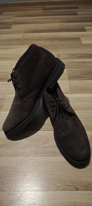 Zamszowe buty męskie,r.46(31 cm)!