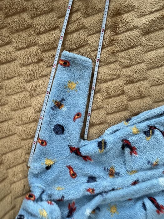 Puszysty szlafrok kosmos rakiety Lily & Dan | r. 122-128