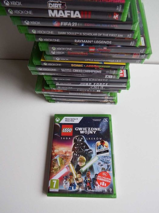 XBOX ONE wsparcie XBOX SERIES X LEGO Skywalker Saga PL nówka sztuka