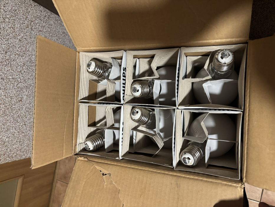 Lampy żarówki rtęciowe HPL 400 Philips 6szt
