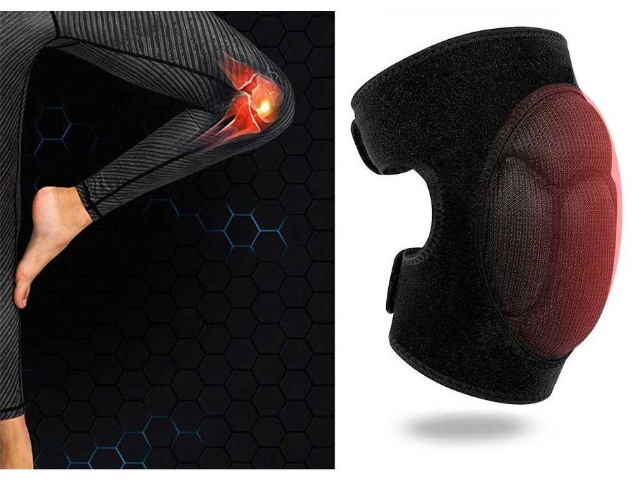 Nakolanniki SPORTOWE OCHRANIACZE na KOLANA Miękkie do DOMU Ogrodu HIT!