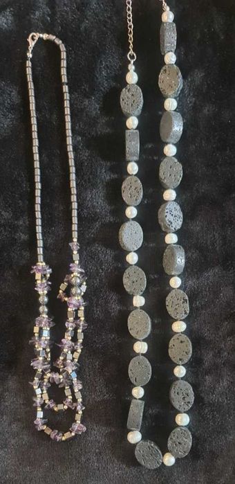 Намисто кольє бусы сотуар ожерелье вінтаж натуральне каміння бірюза