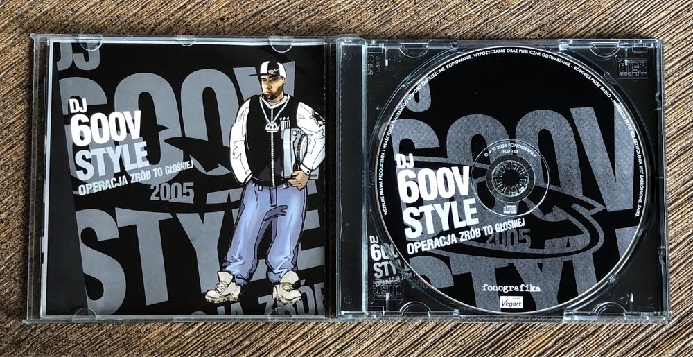 DJ 600V Style Operacja Zrób To Głośniej 2005 płyta CD tap hip hop