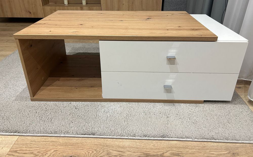 Stolik kawowy z szufladami