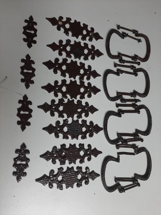 Puxadores e entrada de chave