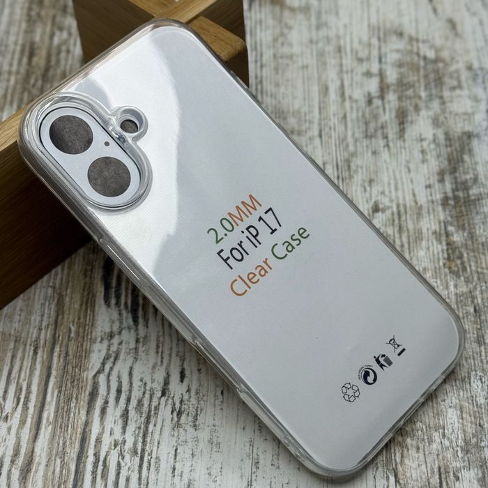 Чохол прозорий Clear Case 2 mm на iPhone 17 Pro Max/ 17 Pro/ Air Чехол