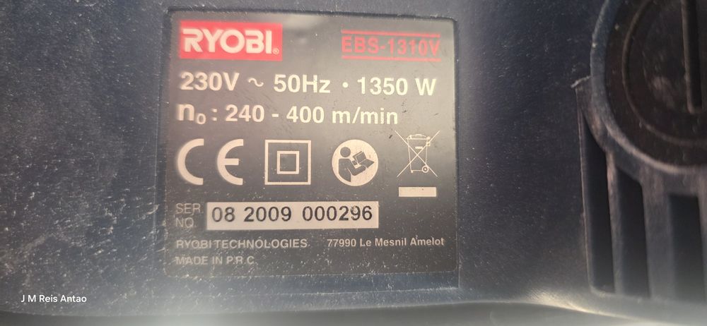 Lixadeira de rolos RYOBI