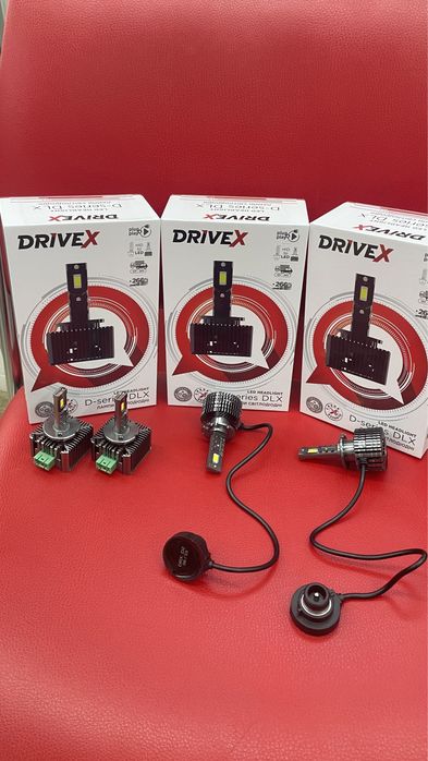Лед DriveX DLX  Ultra  D1S  D3S D4S  D2S лампи для авто/55Вт/12000Lm
