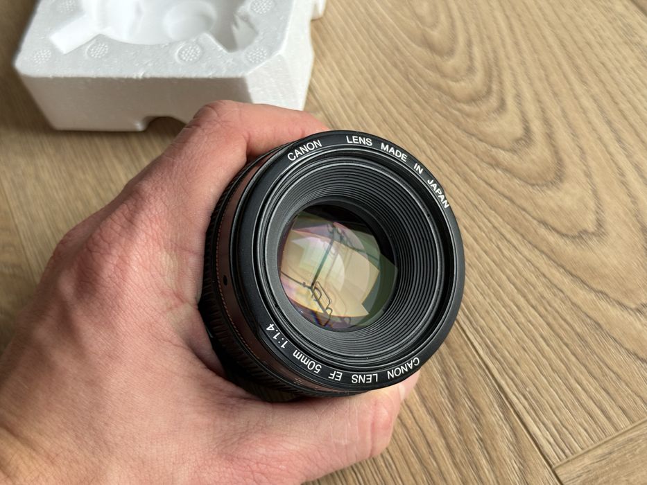 Obiektyw Canon 50 1.4 USM UV okazja zestaw EF