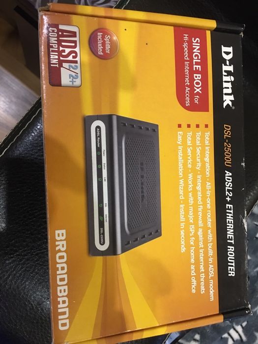Модем маршрутизатор D-Link 2500U