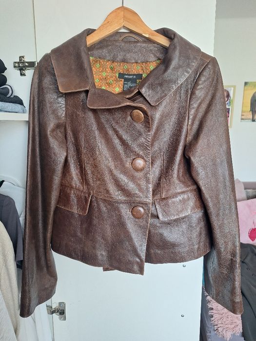 Oryginalna skórzana kurtka