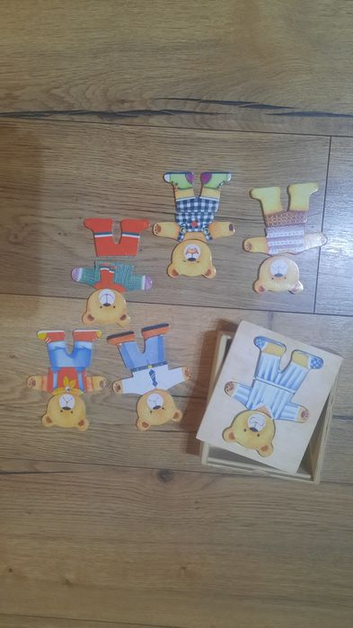 Misiowa  układanka puzzle pierwsze