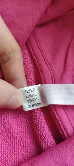adidas Bluza damska Essentials Hoodie Pink FT H07801