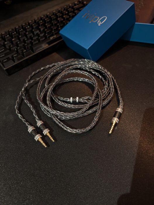 ivipQ 66 | найчистіша 8N мідь+графен+паладій | 4.4mm > dual 3.5mm | 2m
