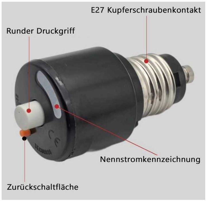 Automatyczny bezpiecznik wkręcany E27 16A 230/400V GERUI