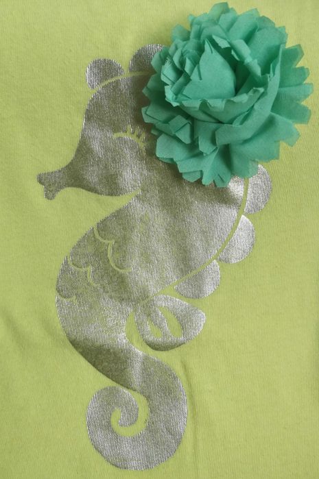 Футболка Crazy8 (Крейзи8), р.3T (91.5-99 см), салатовая неон с коньком