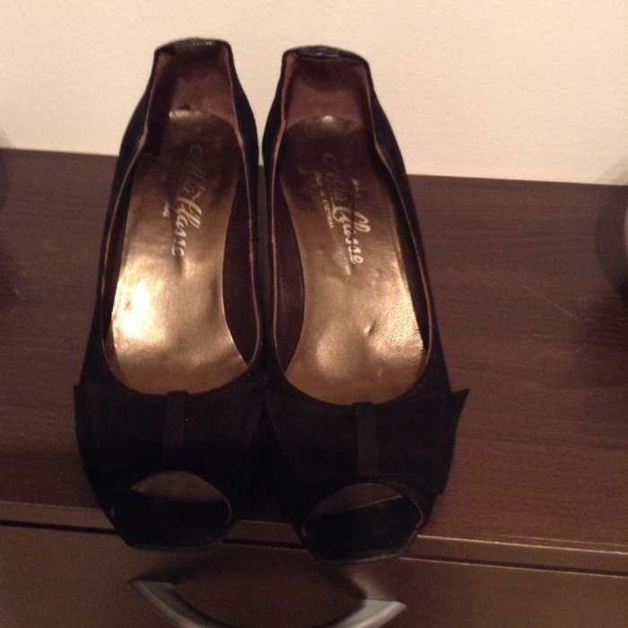 Sapatos camurça pretos