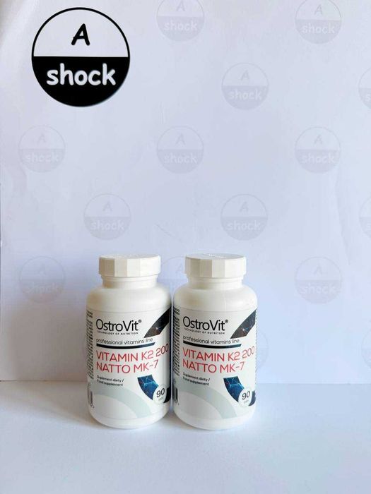 БАД вітамін К2 OstroVit Vitamin K2 200 Natto MK-7 (90 таблеток.)