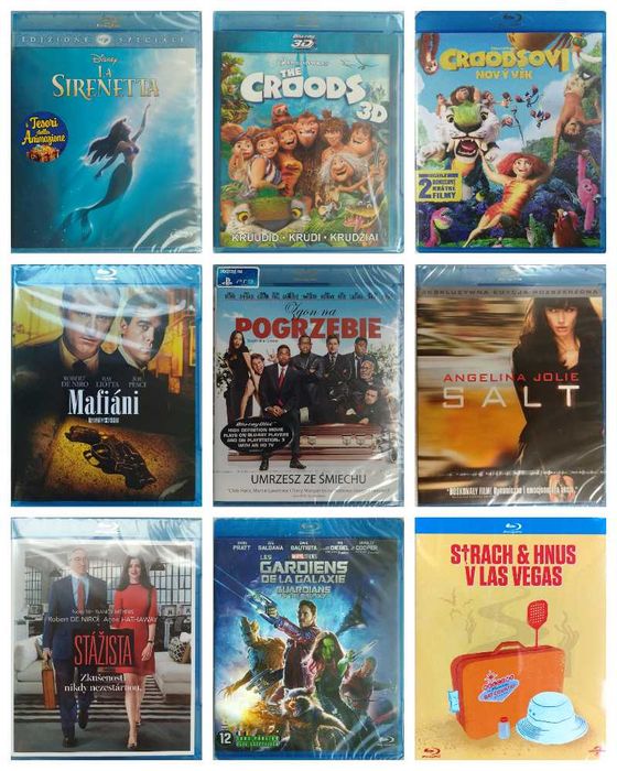 Blu-ray Диски Amaray с русским и украинским языком