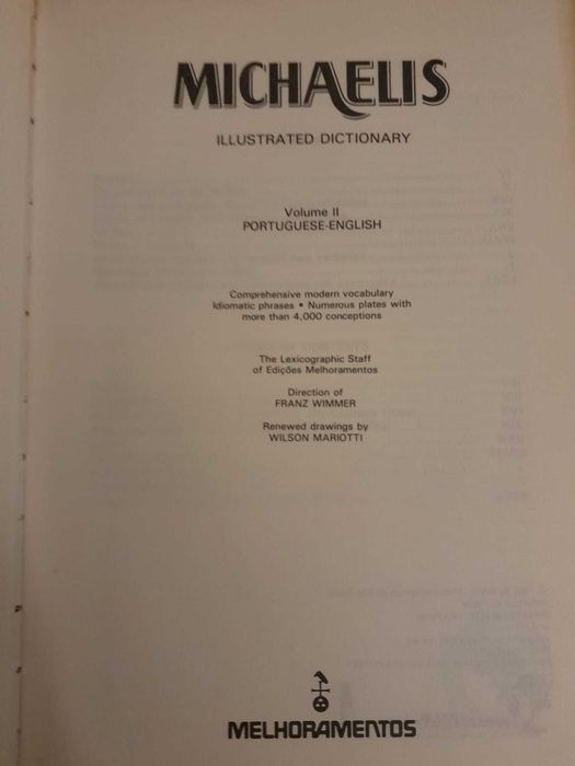 Novo Michaelis Inglês-Português, Português-Inglês Ilustrado