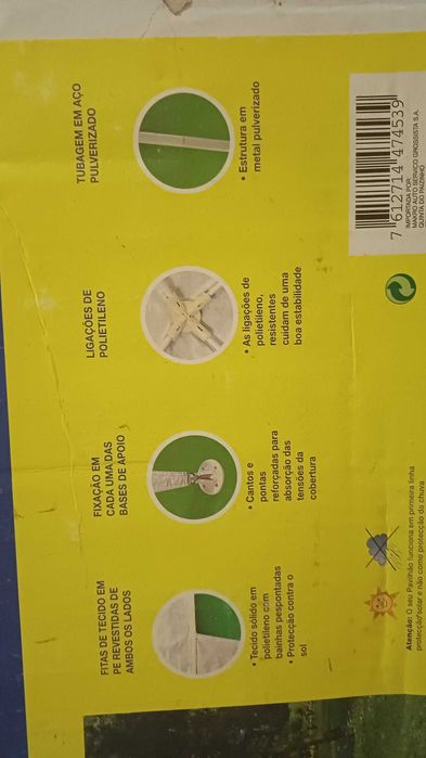 Gazebo tenda ainda na caixa, nunca usado